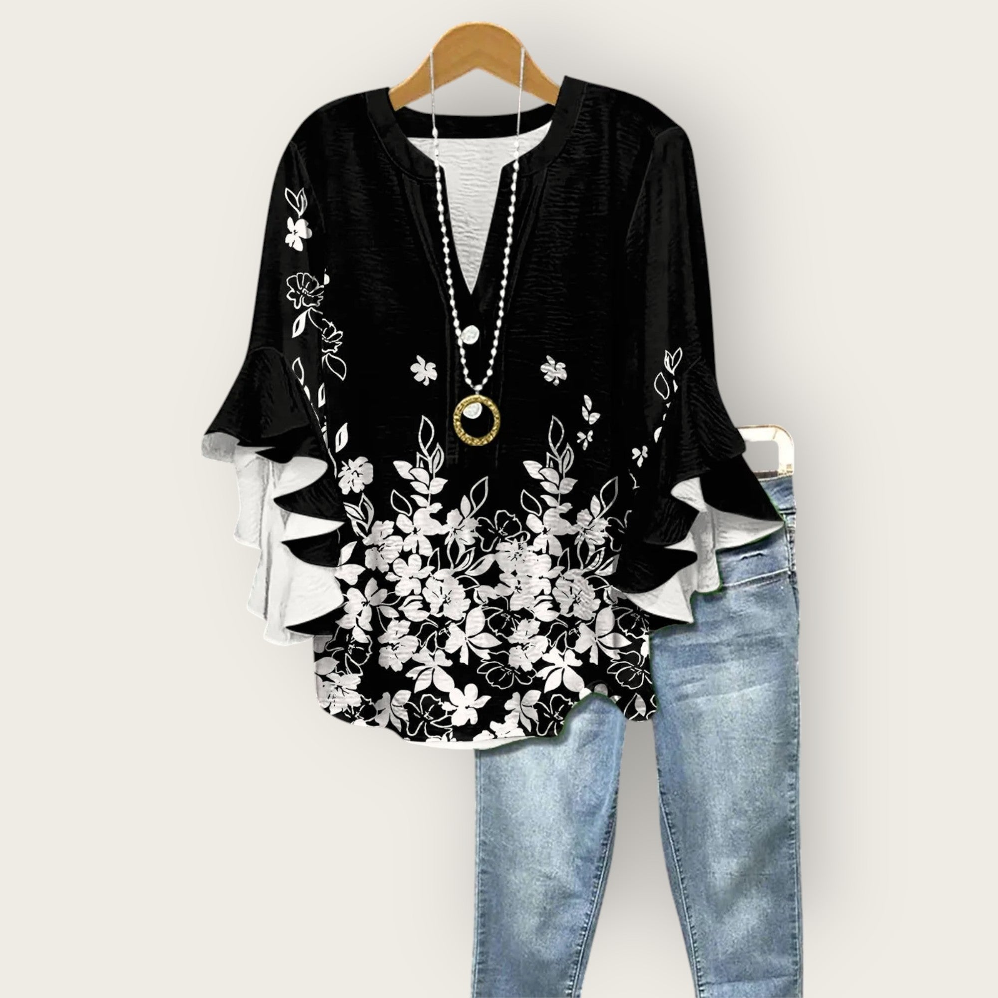 Natblomst Bluse